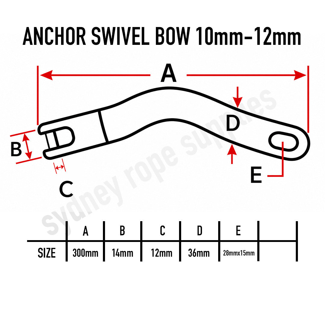 ANCHOR SWIVEL BOW
