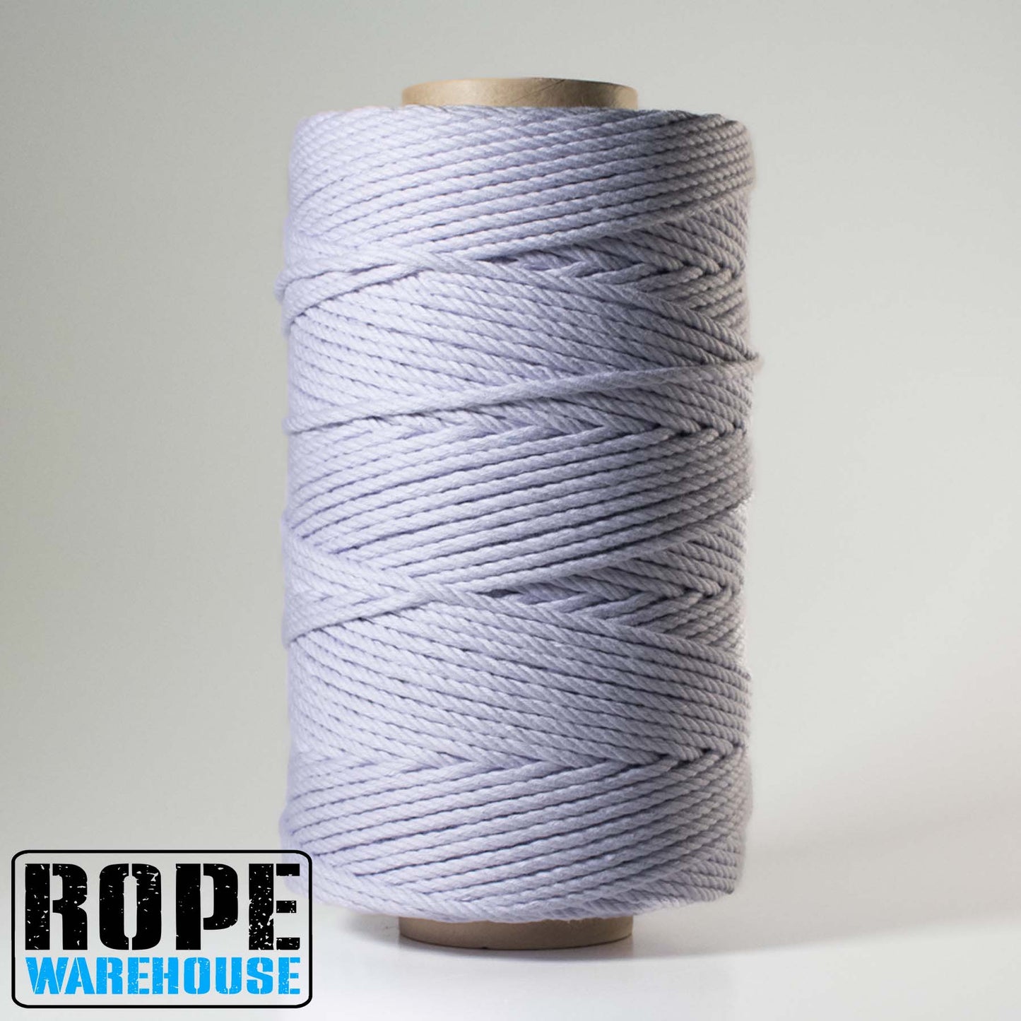 3MM X 400M LIGHT PURPLE 4 STRAND COLOURED COTTON ROPE