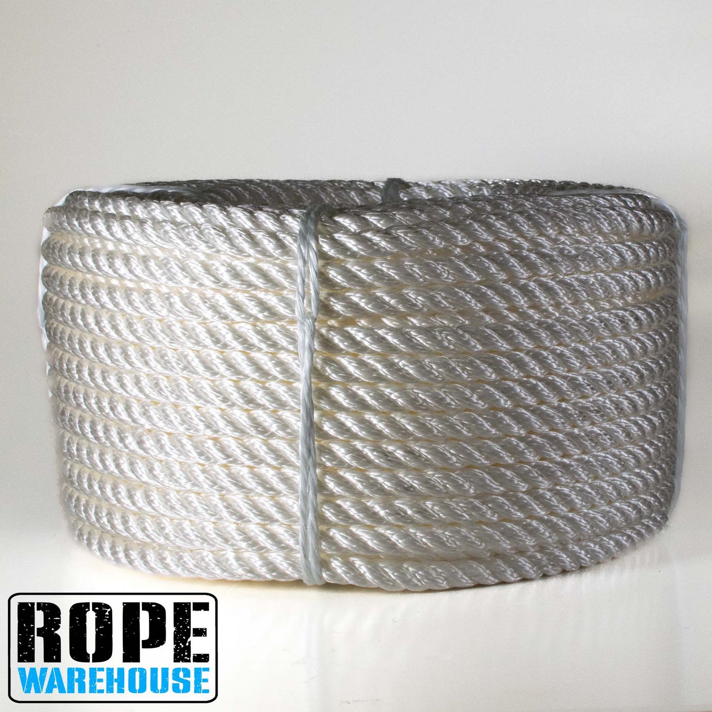 10MM NYLON 3 STRAND MEDIUM LAY ROPE