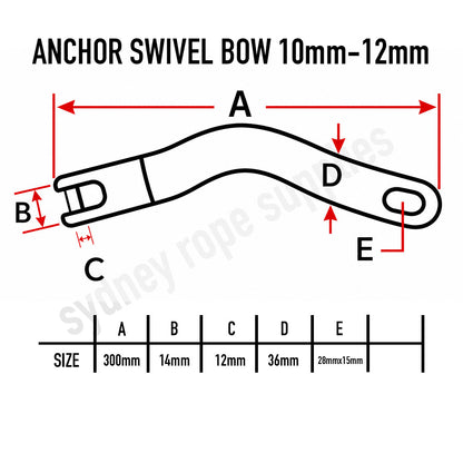 ANCHOR SWIVEL BOW