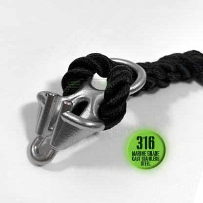 Anchor Snubber/Mooring Chain Claw – Single Tether No Eye