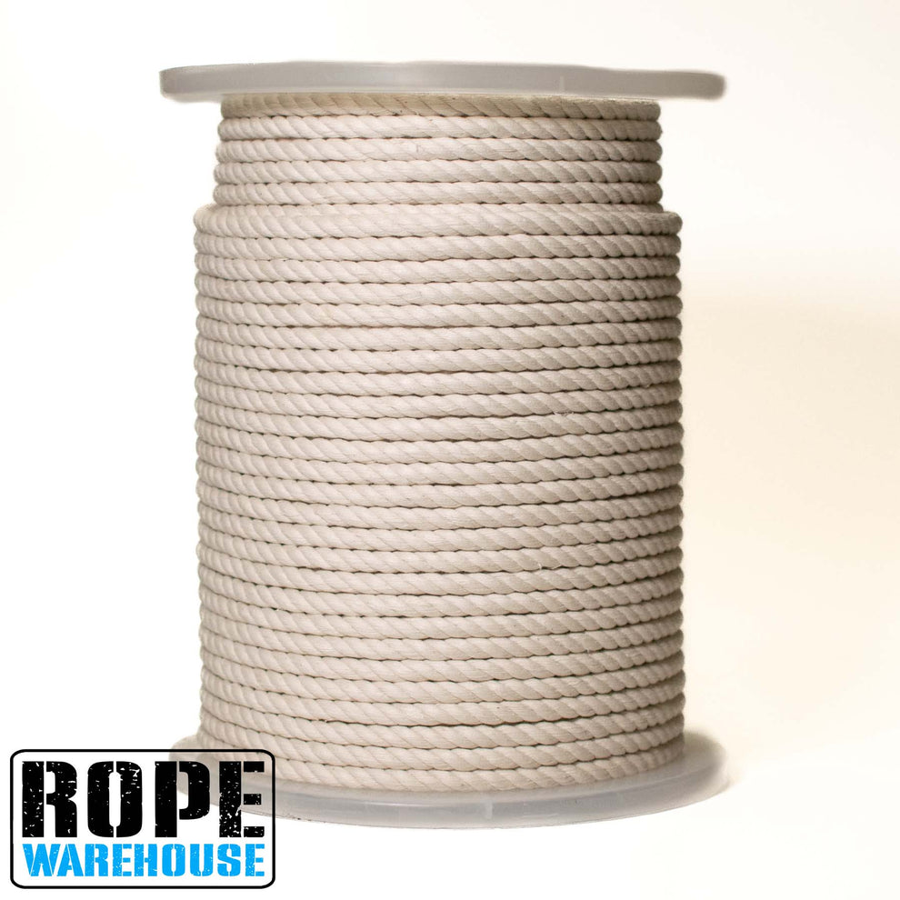 3MM X 300M COTTON 3 STRAND MACRAME ROPE – ROPE WAREHOUSE