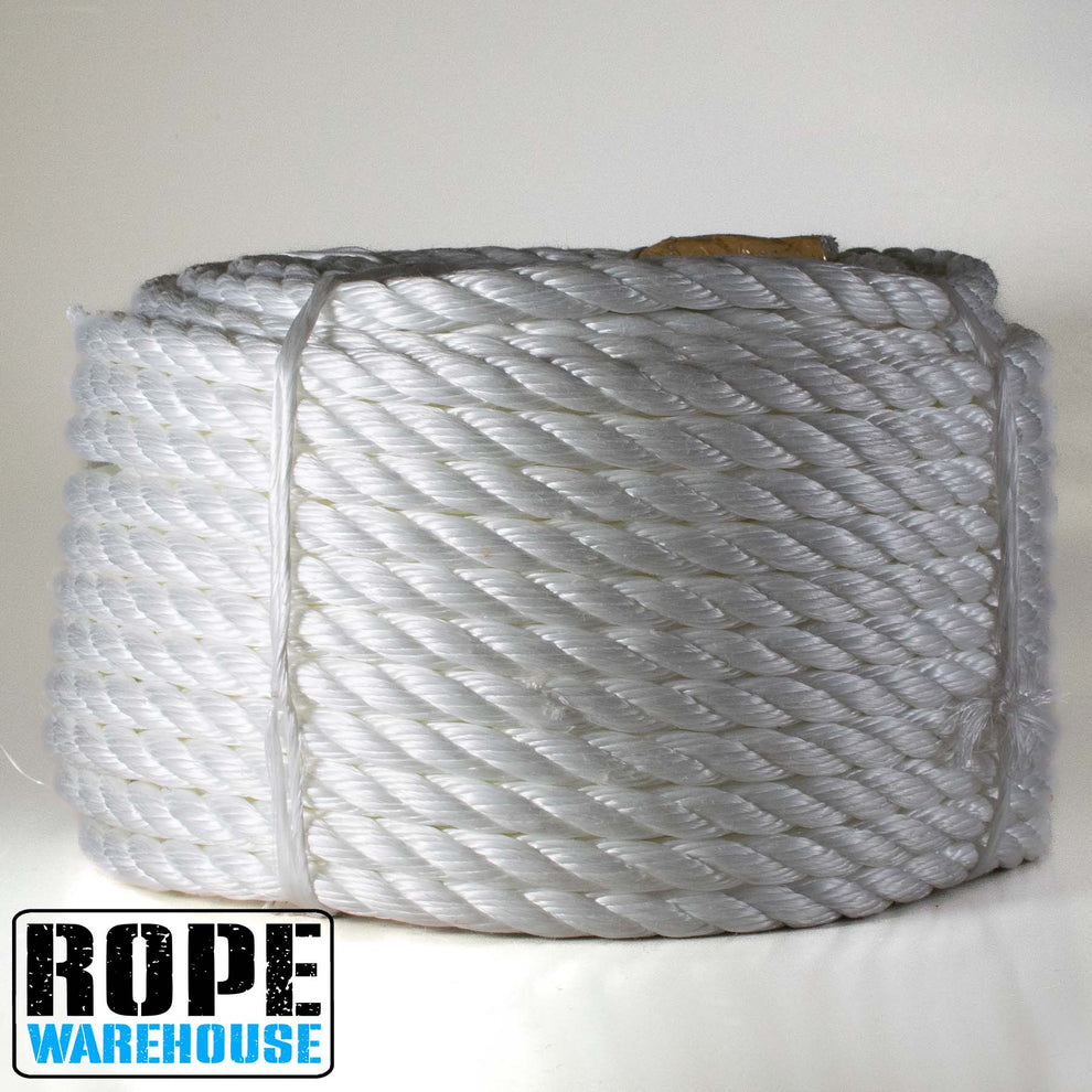 10MM POLYPROPYLENE WHITE 3 STRAND ROPE – ROPE WAREHOUSE