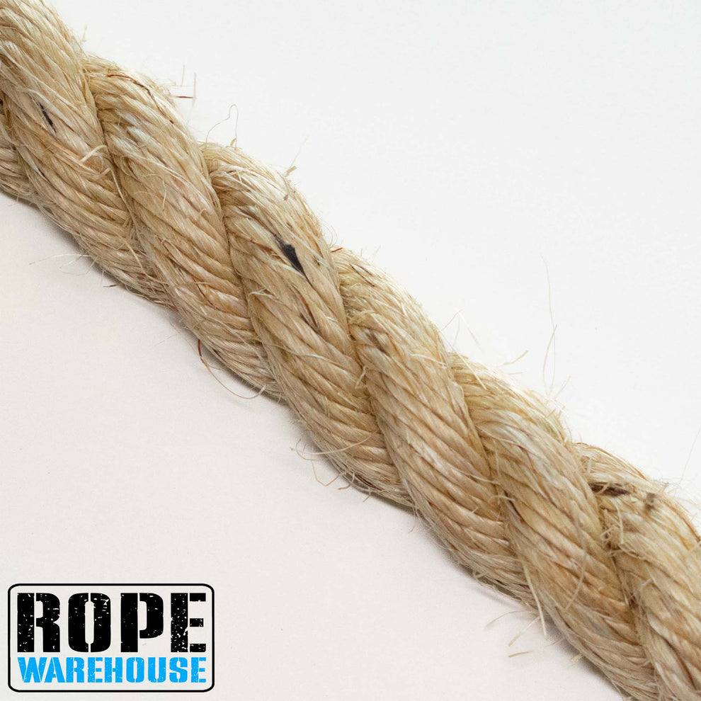 8MM SISAL 3 STRAND ROPE – ROPE WAREHOUSE
