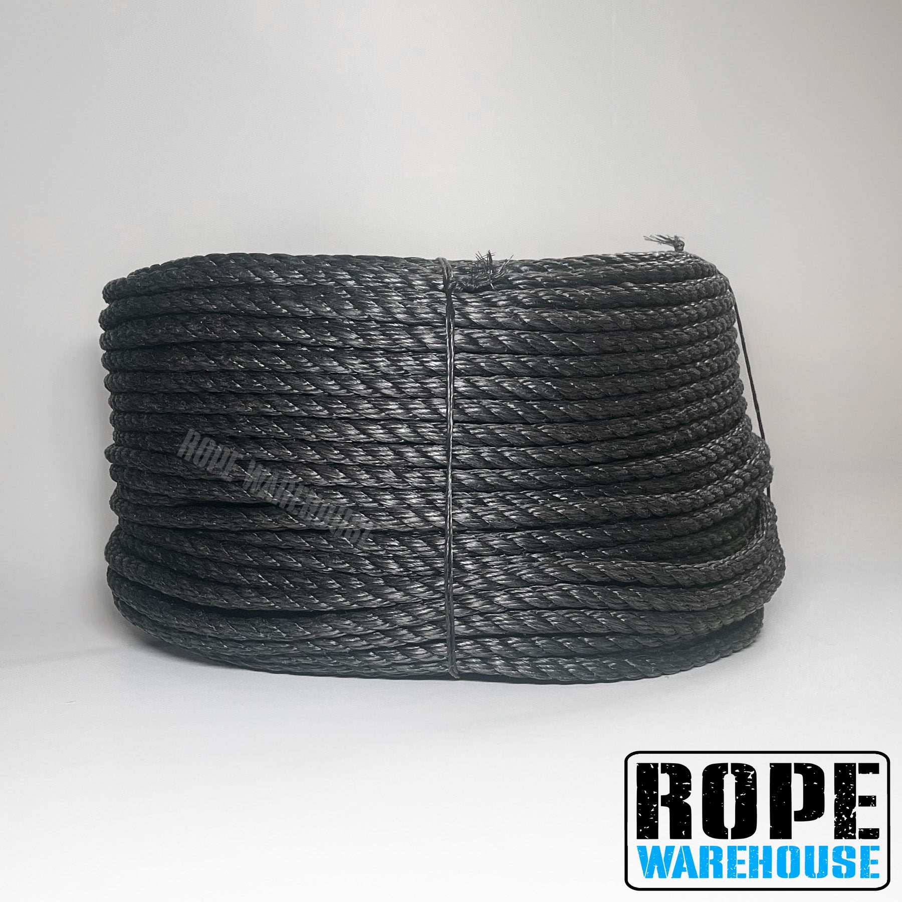 20MM POLYPROPYLENE BLACK 3 STRAND ROPE – ROPE WAREHOUSE